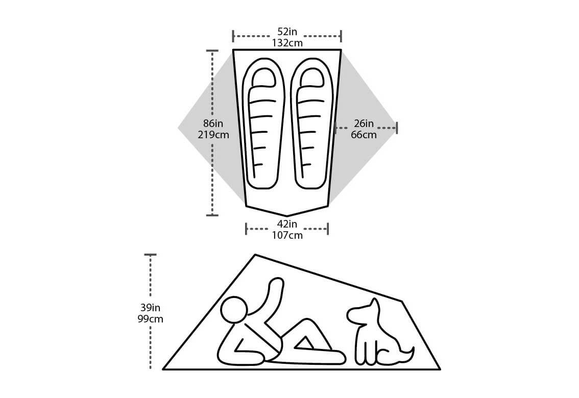 Big Agnes Tiger Wall 2 Platinum